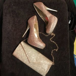 COMBO DEAL! Clutch & Matching Shoes